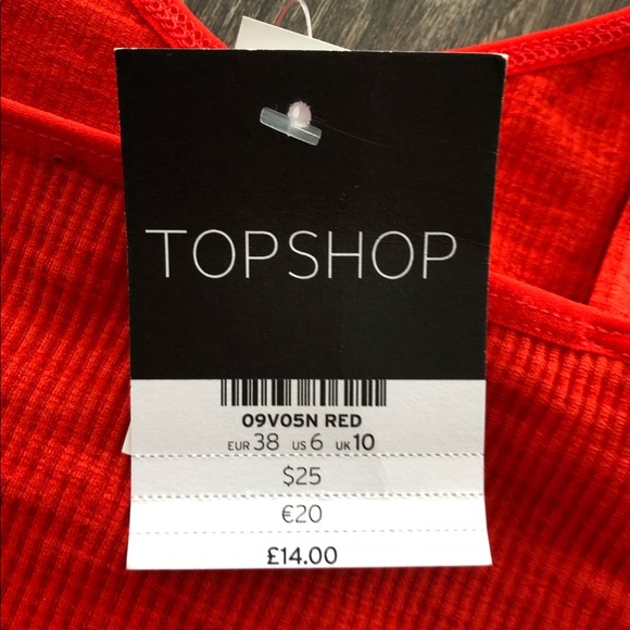 NWT topshop textured strappy bodysuit - Picture 4 of 6